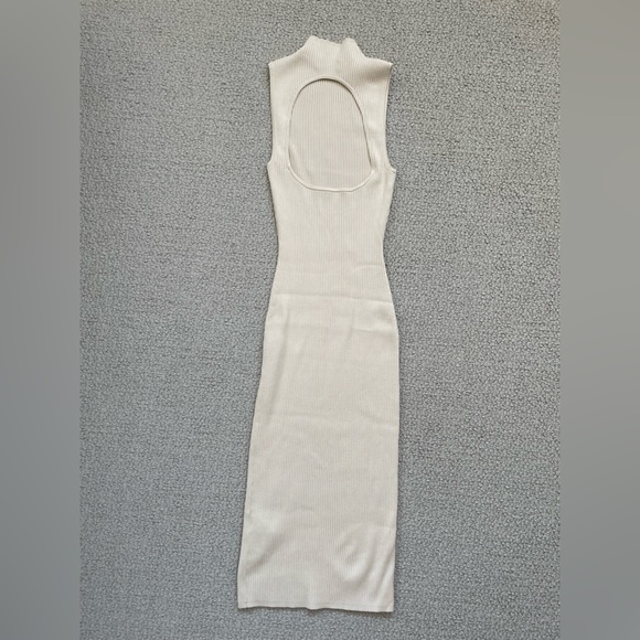 [SOLD] - Babaton Mock Neck Midi Dress - Picture 3 of 6